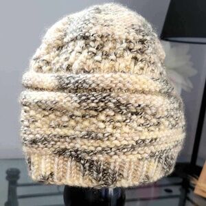 Handmade 100% Wool Multi-color Tuque size small